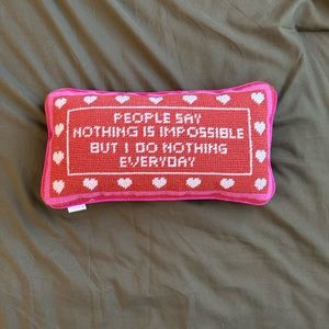 Furbish Needlepoint Decor Pillow